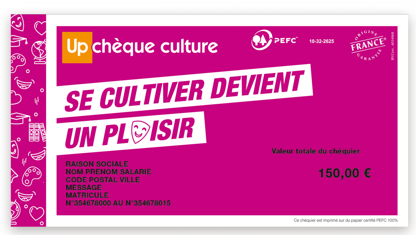 Visuel du chéquier Chèque Culture